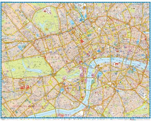 London Super Scale Map