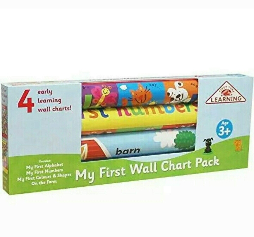 First Time Learning My First Wall Chart Pack Age 3+
