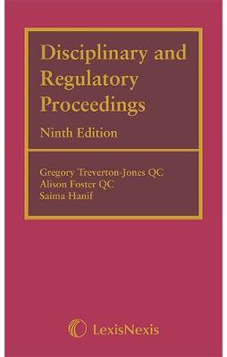 Disciplinary and Regulatory Proceedings
