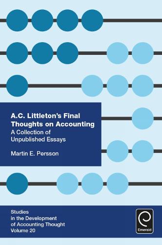 A. C. Littleton’s Final Thoughts on Accounting
