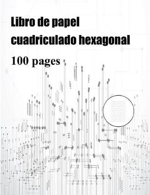 Libro de papel cuadriculado hexagonal