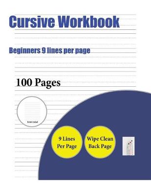 Cursive Workbook (Beginners 9 lines per page)