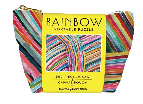 Image of Rainbow Portable 500 Piece Jigsaw Puzzle