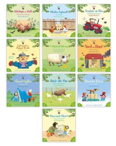 Cyfres Cae Berllan: Pecyn Dysgu Darllen gyda Cadi a Jac / Learning to Read Welsh with Cadi and Jac Pack