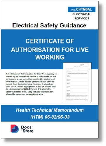 Certificate of Authorisation for live