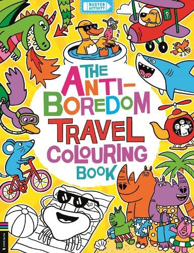 The Anti-Boredom Travel Colouring Book
