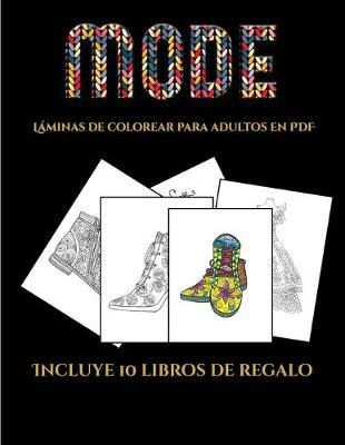 Laminas de colorear para adultos en PDF (Moda)
