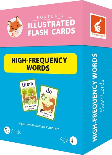 Illustrated High-Frequency Words Flash Cards for Reception, Year 1 and Year 2 - Perfect for Home Learning - with 100 Colourful Illustrations