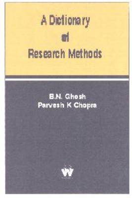 A Dictionary of Research Methods