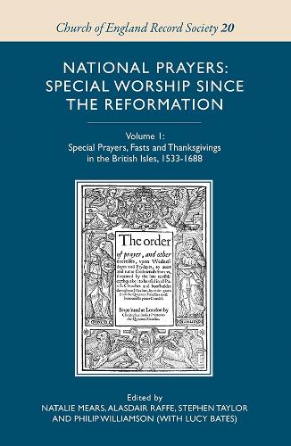 National Prayers: Special Worship since the Reformation