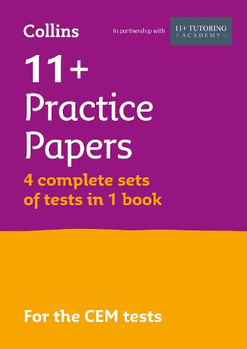 11+ Verbal Reasoning, Non-Verbal Reasoning & Maths Practice Papers (Bumper Book with 4 sets of tests) by Collins 11+
