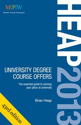 HEAP: University Degree Course Offers 2013