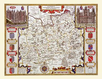 John Speed's Map of Surrey 1611