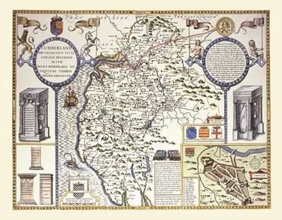 John Speed's Map of Cumberland 1611