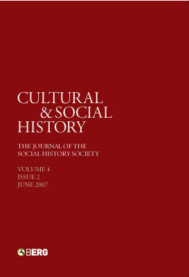 Cultural and Social History: v. 4 issue 2