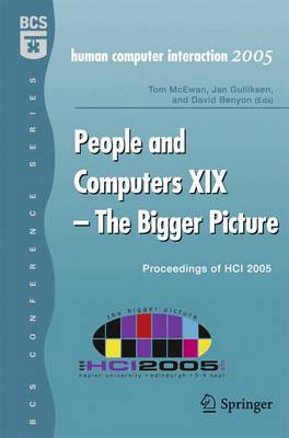 People and Computers XIX - The Bigger Picture