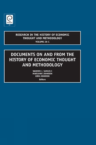 Documents on and from the History of Economic Thought and Methodology