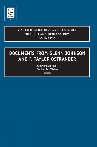Documents from Glenn Johnson and F. Taylor Ostrander
