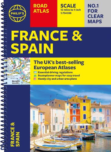 Philip's France and Spain Road Atlas