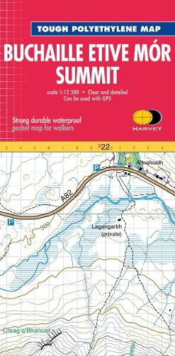 Buchaille Etive MOR Summit Map