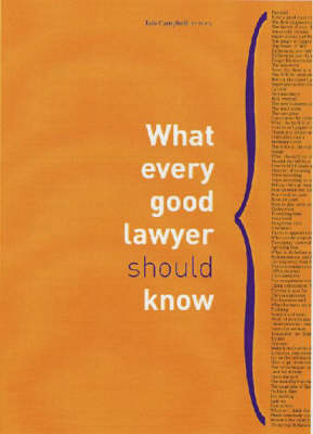 What Every Good Lawyer Should Know