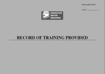 Reports of Inspection for Training Provided