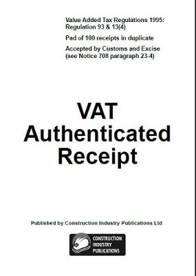 Authenticated VAT receipts