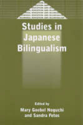 Studies in Japanese Bilingualism