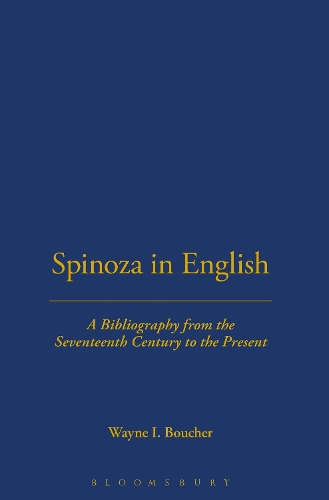 Spinoza In English, A Bibliography