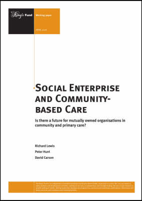 Social Enterprise and Community-based Care