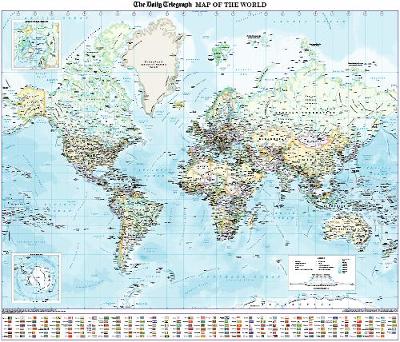 The Daily Telegraph Wall Map of the World