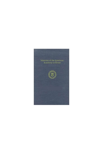 Memoirs of the American Academy in Rome, Vol. 54 (2009)