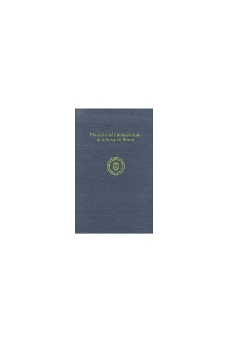 Memoirs of the American Academy in Rome, Vol. 55 (2010)