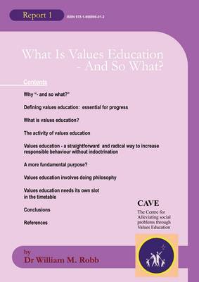 What is Values Education - and So What?
