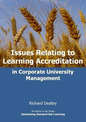 Issues Relating to Learning Accreditation in Corporate University Management