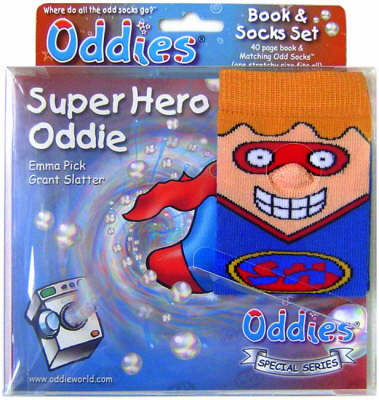 Super Hero Oddie Book and Sock Set