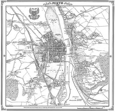 Map of Perth 1859