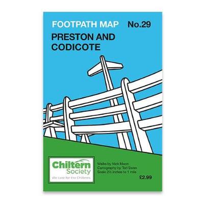 Chiltern Society Footpath Map No. 29 Preston & Codicote