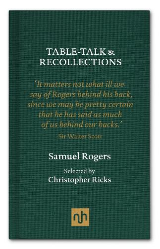 Table Talk & Recollections