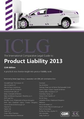 The International Comparative Legal Guide to: Product Liability 2013