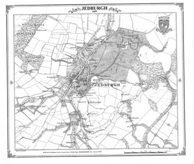 Jedburgh 1859 Heritage Cartography Victorian Town Map Series