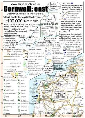 Cornwall: East 1:100,000