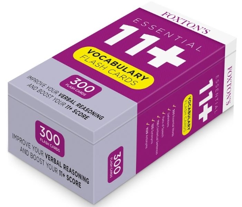 Foxton's 300 Vocabulary Flash Cards for the 11 Plus Exam with Synonyms & Antonyms