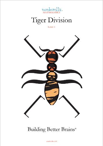 Numberella Mathematics Books - Tiger Division, Level 1