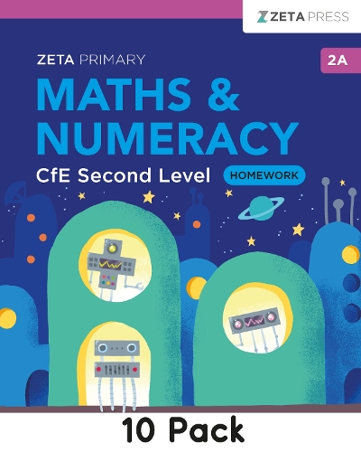 Maths & Numeracy CfE Second Level Homework 2A (10 pack)