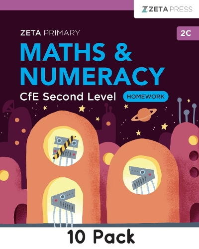 Maths & Numeracy CfE Second Level Homework 2C (10 pack)