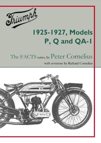 Triumph 1925-1927, Models P, Q and QA-1