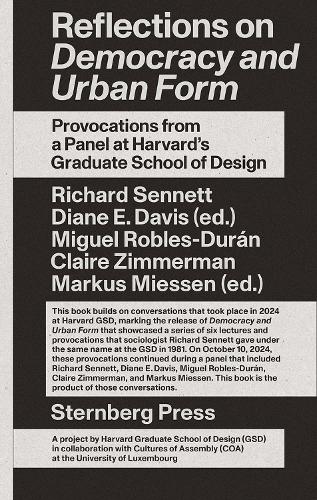 Reflections on Democracy and Urban Form