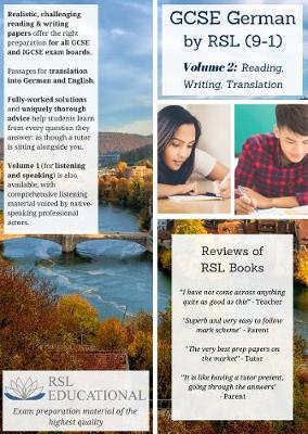 GCSE German by RSL, Volume 2: Reading, Writing, Translation