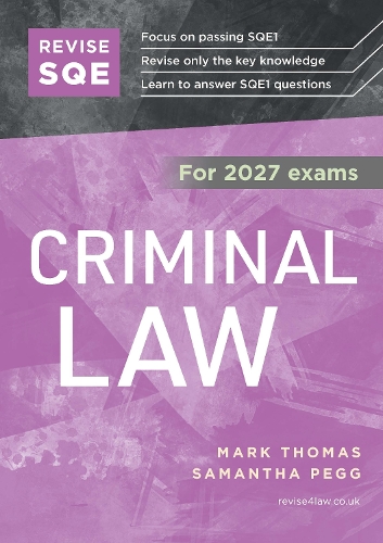 Revise SQE Criminal Law 2027